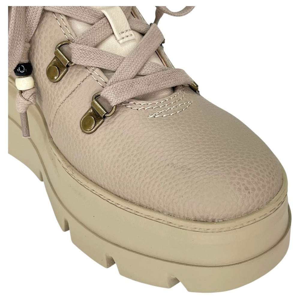 Zodiac Billie Tan Pebbled Faux Leather Lug Sole Womens Sneakers Size 9.5M - Picture 7 of 13